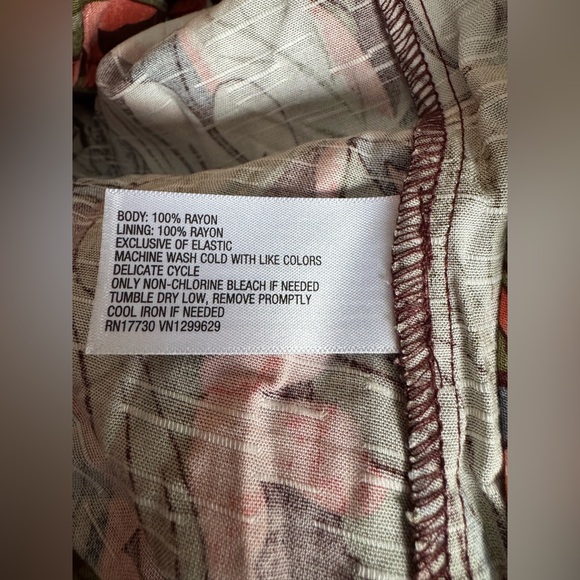 Wild Fable Floral Halter Maxi Dress - Pink and Green NWT 1X - Picture 9 of 10